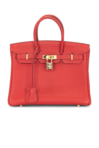 Hermes Togo Birkin 25 Retourne Handbag
