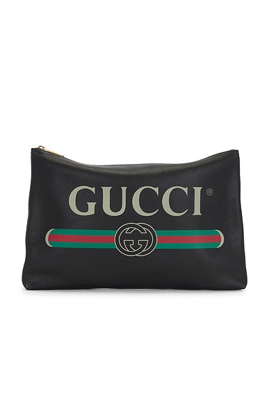Gucci Logo Portfolio Clutch