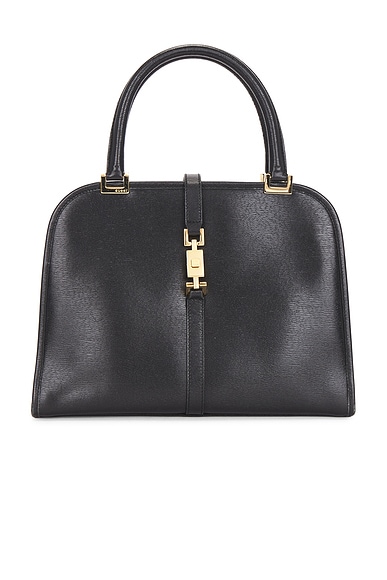 FWRD Renew Gucci Jackie Handbag in Black