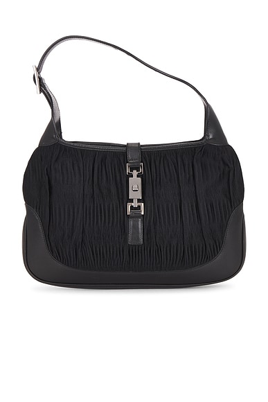 FWRD Renew Gucci Jackie Hobo Bag in Black
