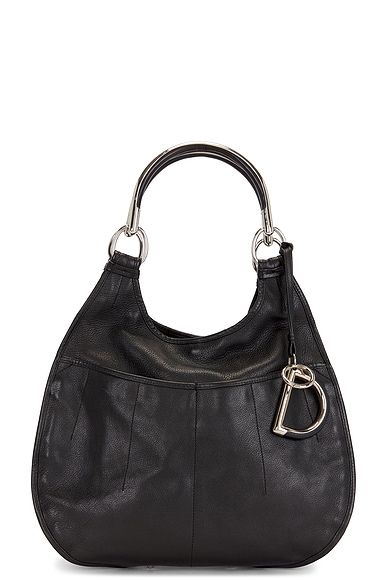 FWRD Renew Dior 61 Hobo Bag in Black