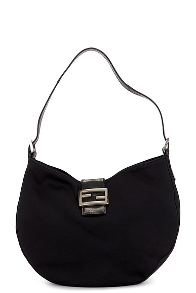 FWRD Renew Fendi Hobo Bag in Black