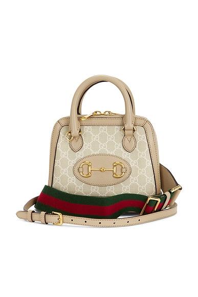 FWRD Renew Gucci Horsebit 1955 Handbag in Ivory