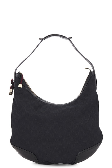 FWRD Renew Gucci Princy Hobo Bag in Black