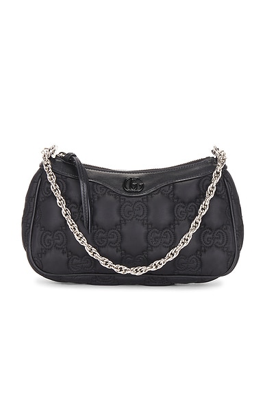 FWRD Renew Gucci GG Marmont Mini Shoulder Bag in Black