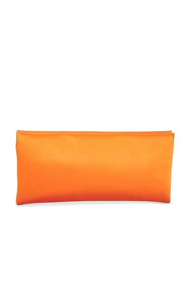 FWRD Renew Saint Laurent Supple Pochette in Orange | FWRD