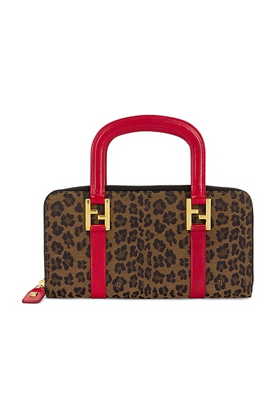 Fendi Leopard Print Handbag