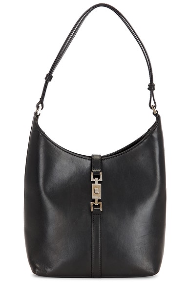 FWRD Renew Gucci Jackie Hobo Bag in Black
