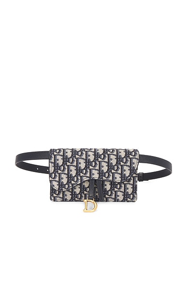 Dior Trotter Oblique Saddle Belt Bag