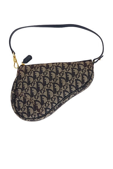 Dior Diorissimo Saddle Pochette Shoulder Bag