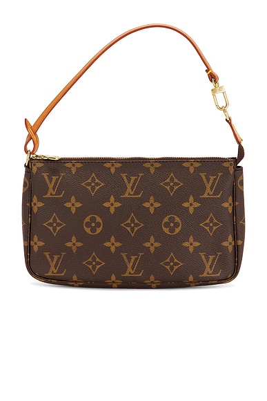 FWRD Renew Louis Vuitton Monogram Pochette Accessoires Shoulder Bag in Brown
