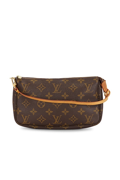 FWRD Renew Louis Vuitton Monogram Pochette Accessoires Shoulder Bag in Brown