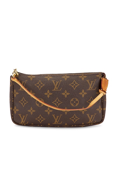 FWRD Renew Louis Vuitton Monogram Pochette Accessoires Shoulder Bag in Brown
