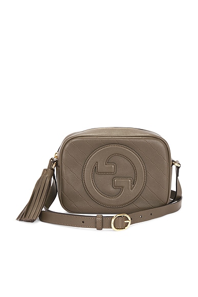 FWRD Renew Gucci Sakai Be Green Blondie Camera Bag in Grey