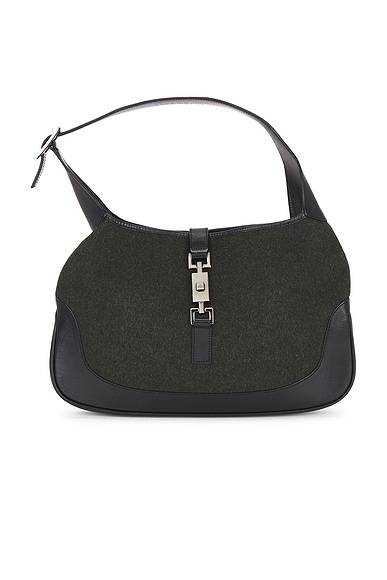 FWRD Renew Gucci Jackie Hobo Bag in Black