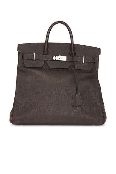 Hermes Togo Haut A Courroies Birkin 40 Handbag