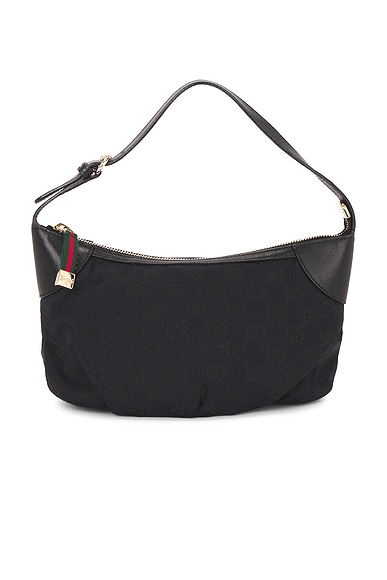 FWRD Renew Gucci Princy Pochette Shoulder Bag in Black