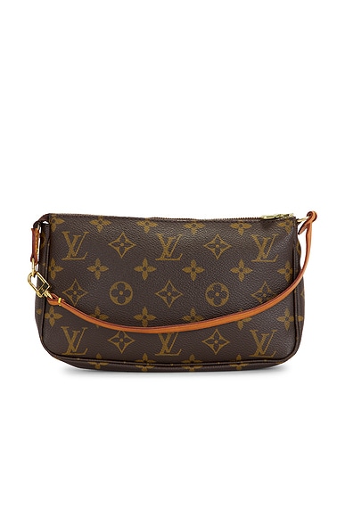 FWRD Renew Louis Vuitton Monogram Pochette Accessoires Shoulder Bag in Brown