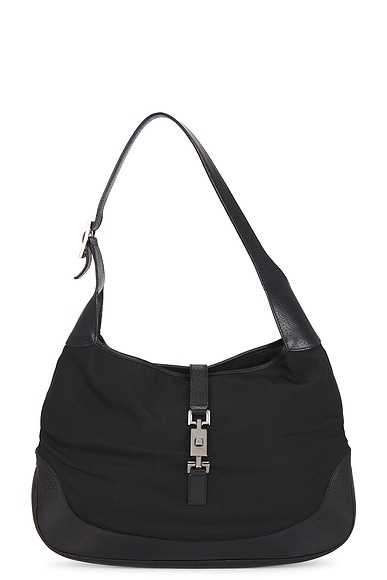 FWRD Renew Gucci Jackie Hobo Bag in Black