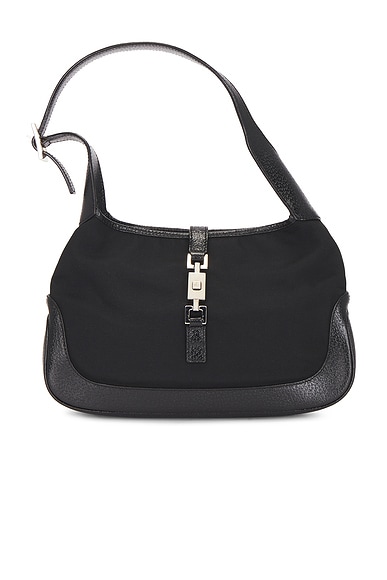 FWRD Renew Gucci Jackie Hobo Bag in Black