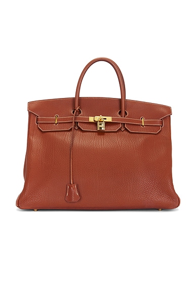 Hermes Togo Birkin 40 Retourne Handbag