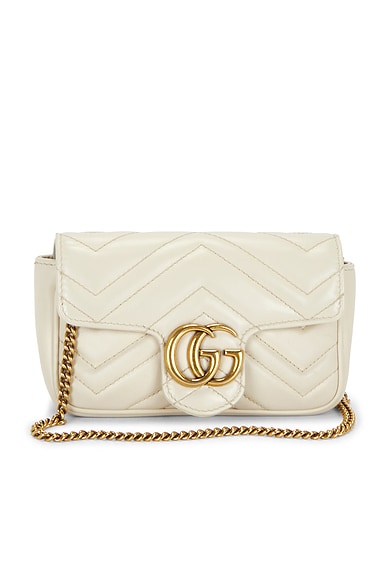 Gucci Super Mini GG Marmont Shoulder Bag