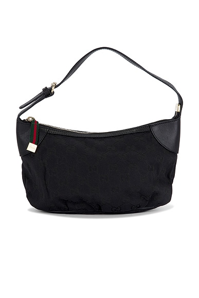 FWRD Renew Gucci Shoulder Bag in Black
