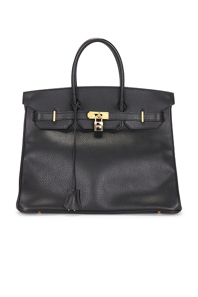 Hermes 1996 Ardennes Birkin 35 Retourne Handbag