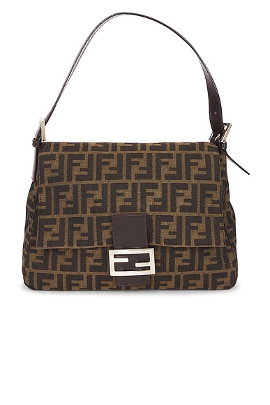 Fendi Zucca Mama Forever Baguette Shoulder Bag
