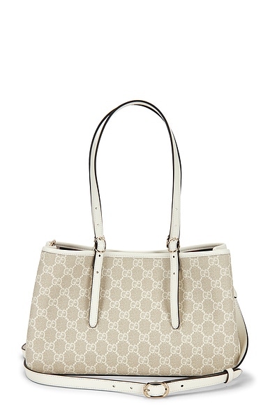 FWRD Renew Gucci Tote Bag in Neutral