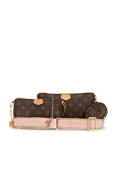 FWRD Renew Louis Vuitton Monogram Multi Pochette Accessoires Shoulder Bag in Brown