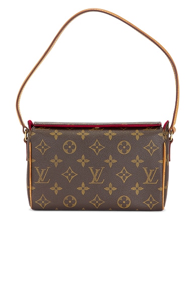 FWRD Renew Louis Vuitton Monogram Recital Shoulder Bag in Brown