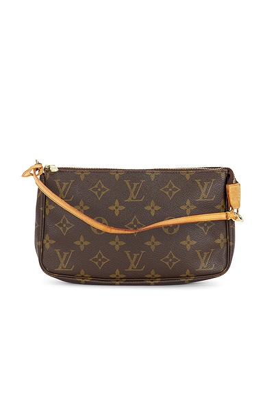 FWRD Renew Louis Vuitton Monogram Pochette Accessoires Shoulder Bag in Brown