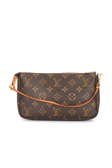 FWRD Renew Louis Vuitton Monogram Pochette Accessoires Shoulder Bag in Brown