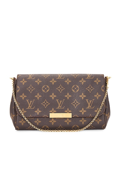 FWRD Renew Louis Vuitton Monogram Favorite MM Shoulder Bag in Brown