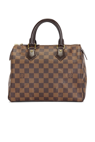 FWRD Renew Louis Vuitton Damier Ebene Speedy 25 Handbag in Brown