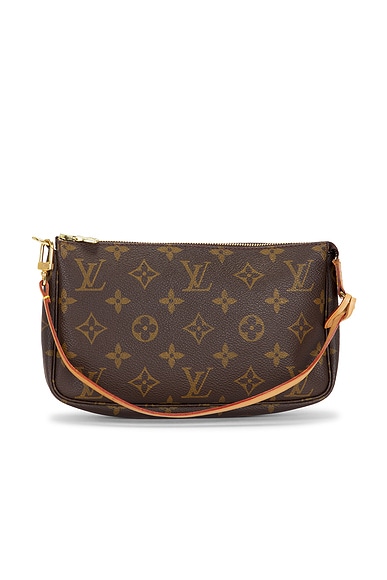 FWRD Renew Louis Vuitton Monogram Pochette Accessoires Shoulder Bag in Brown