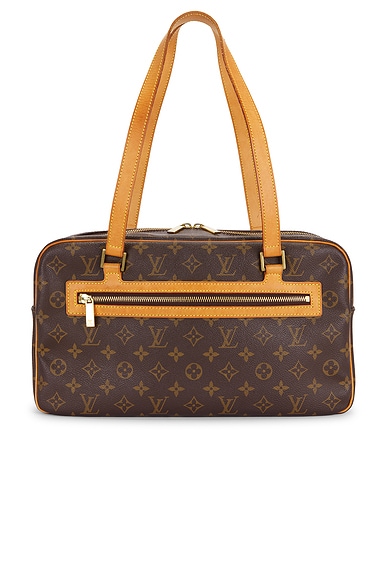 FWRD Renew Louis Vuitton Monogram Cite GM Shoulder Bag in Brown