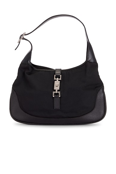 FWRD Renew Gucci Jackie Hobo Bag in Black