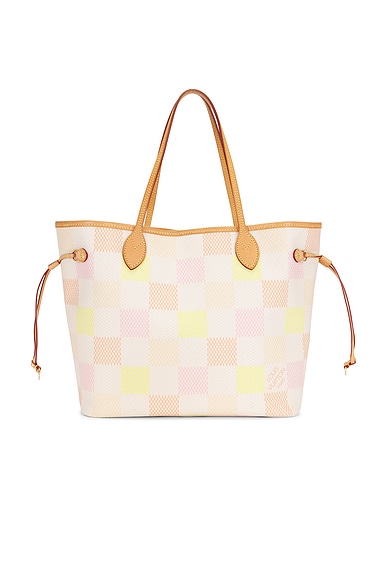 Louis Vuitton Damierlicious Neverfull MM Tote Bag