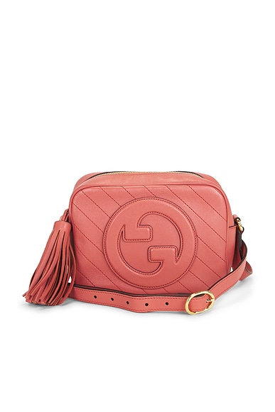 FWRD Renew Gucci Blondie Shoulder Bag in Red