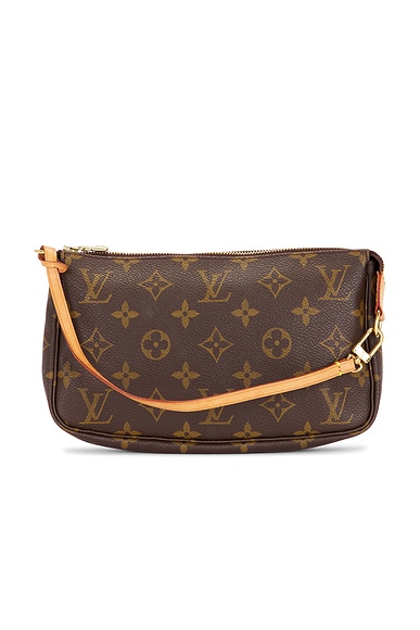 FWRD Renew Louis Vuitton Monogram Pochette Accessoires Shoulder Bag in Brown