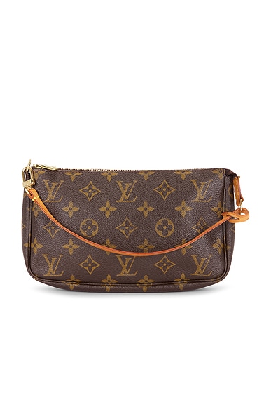 FWRD Renew Louis Vuitton Monogram Pochette Accessoires Shoulder Bag in Brown