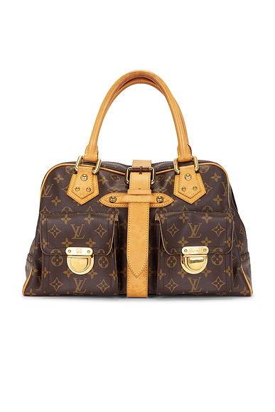 FWRD Renew Louis Vuitton Monogram Manhattan GM Handbag in Brown