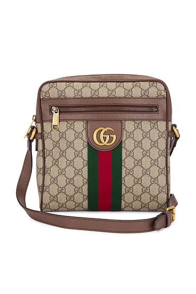 FWRD Renew Gucci Ophidia Shoulder Bag in Beige