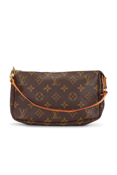 FWRD Renew Louis Vuitton Monogram Pochette Accessoires Shoulder Bag in Brown