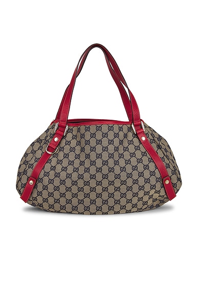FWRD Renew Gucci Abbey Shoulder Bag in Blue