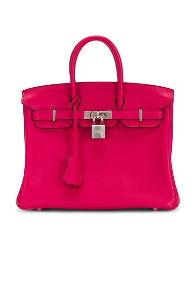 FWRD Renew Hermes Swift Birkin 25 Handbag in Framboise