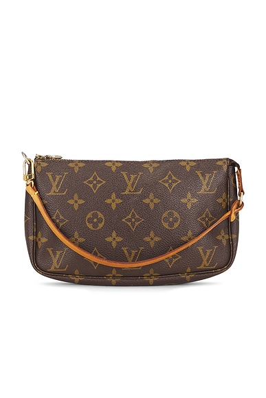 FWRD Renew Louis Vuitton Monogram Pochette Accessoires Shoulder Bag in Brown