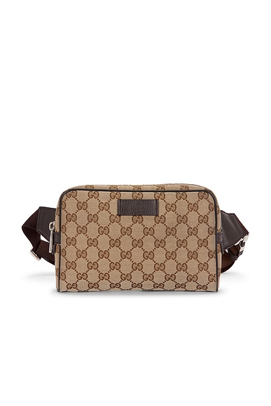 FWRD Renew Gucci Belt Bag in Brown